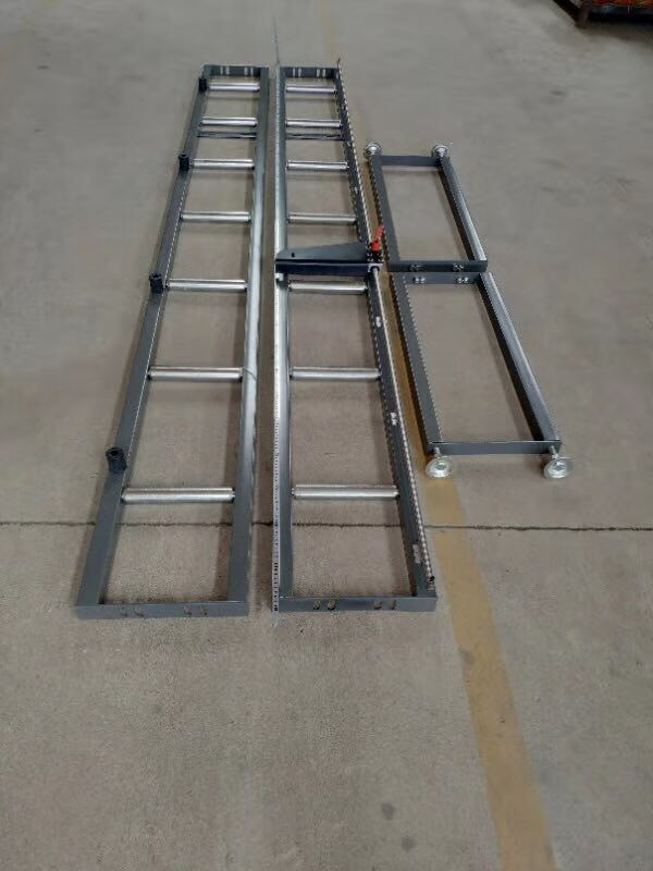 数显托料架定位架自动数控架料架支撑料架铝材无动力滚筒架子 单轨左