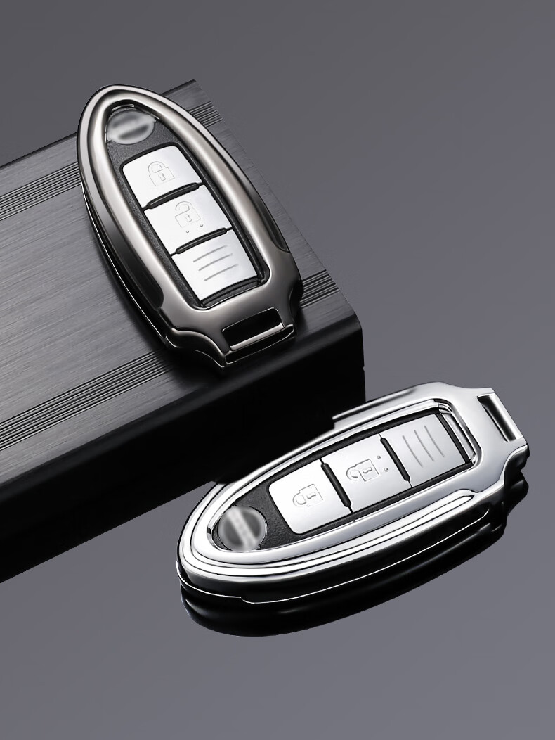 适用日产奇骏钥匙套2021款天籁壳逍客14代轩逸骐达蓝鸟钥匙包扣女日产