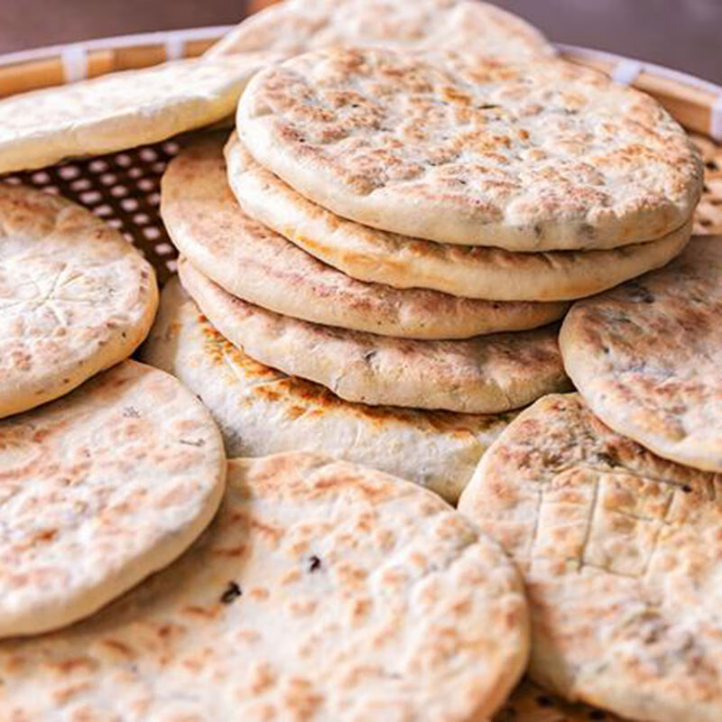 永嘉麦饼永嘉麦饼楠溪美食烧饼梅干菜梅菜干咸菜皮薄馅足温州特产现做