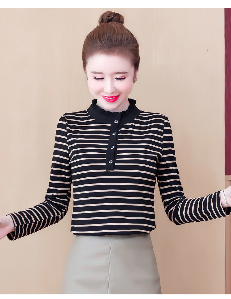 保暖衬衫女加厚衬衣女士衬衣长袖秋冬时尚简约风衬衫秋冬装新款加绒