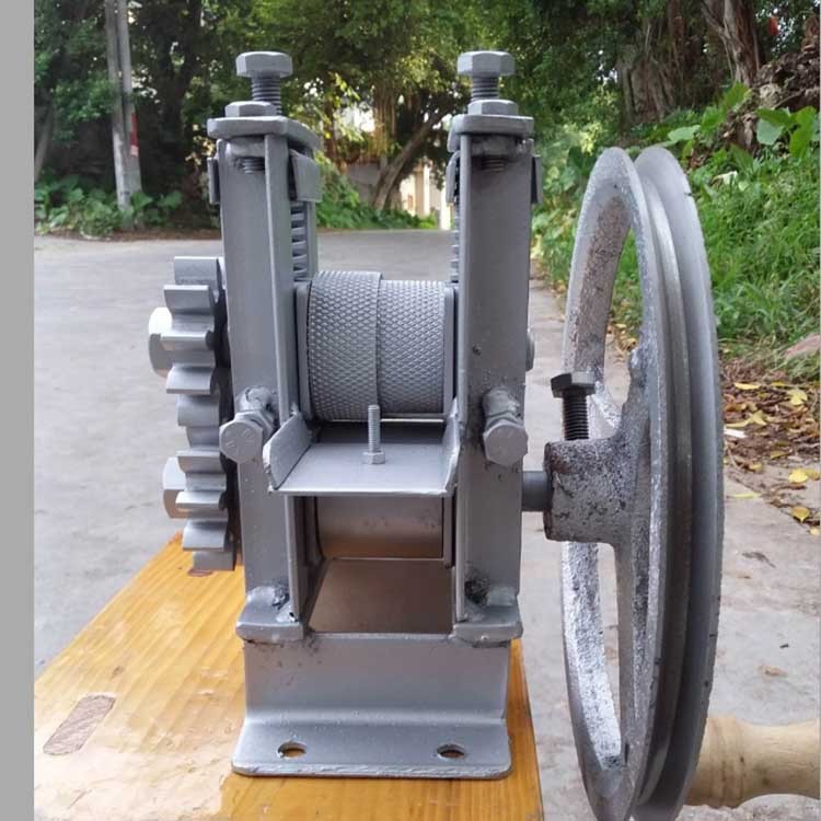 手动破篾机手摇破篾机竹片分离机破竹机启篾机竹篾开片机上轮阶梯下轮