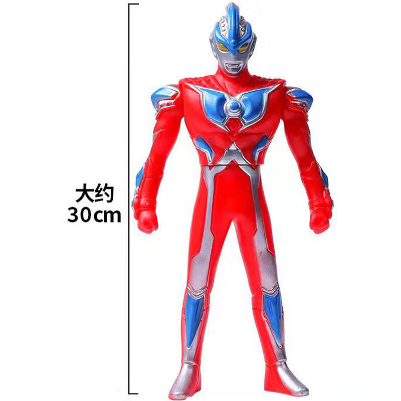 万代bandai大号软胶奥特曼人偶迪迦捷德银河装甲泰迦赛罗男女孩玩具小