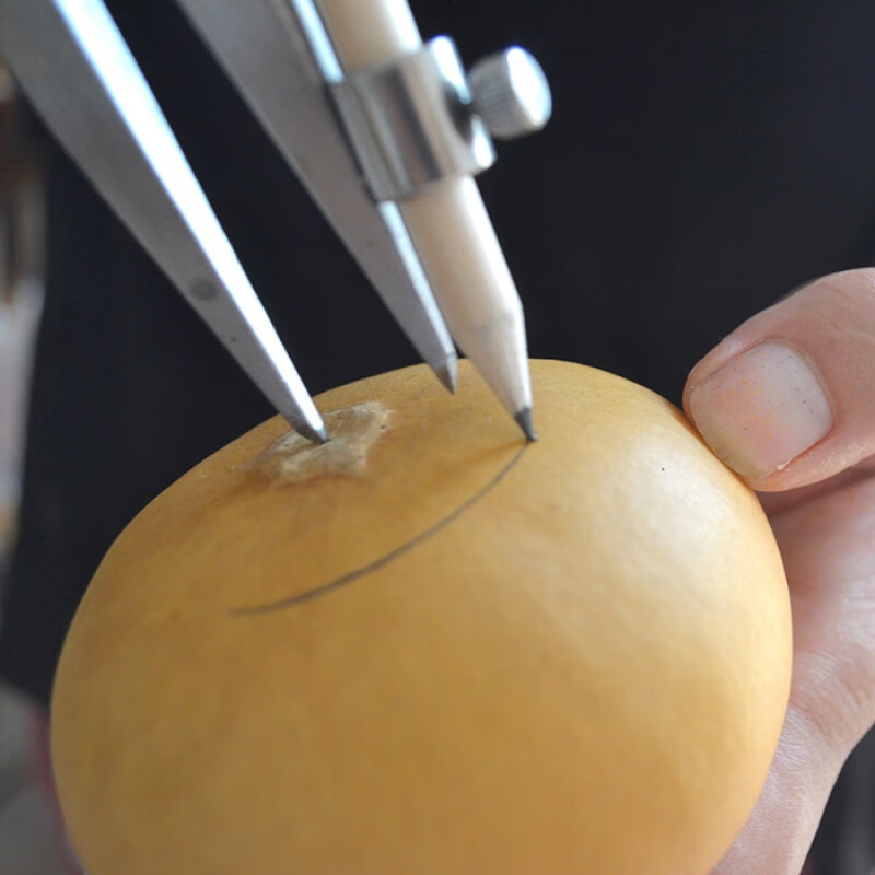 天然葫芦雕刻工具画线条圆规小葫芦开口刀耐用雕刻葫芦烙画机黑色开口