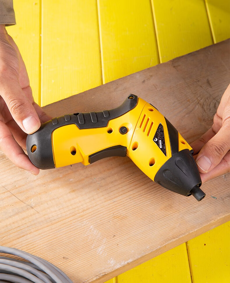 得力(deli)小型手电钻电动螺丝刀套装螺丝批头家用多功能充电式手钻带