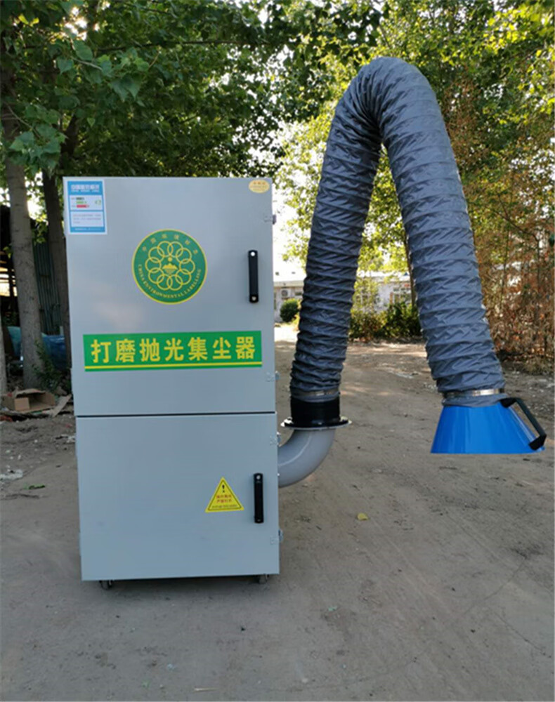 磨床吸尘器一拖二抛光粉尘除尘器柜式工业集尘器砂轮机打磨集尘机 滤