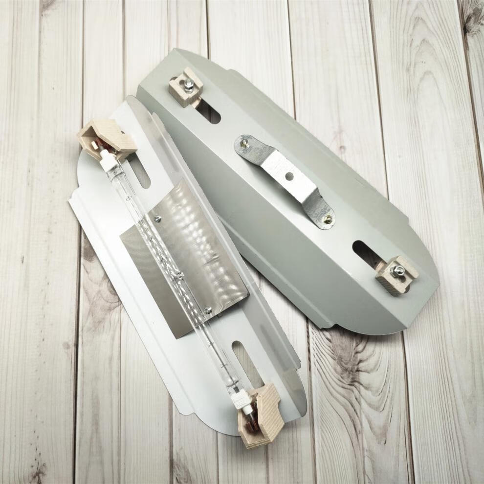 碘钨灯支架1000w太阳灯管铁铝合金灯支架卤钨灯架加厚耐高温1个灯架