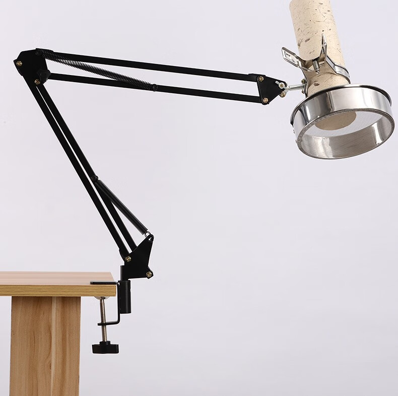 艾灸架悬灸架家用全身支架雷火灸艾炙夹子立式落地排烟架子双臂加强版