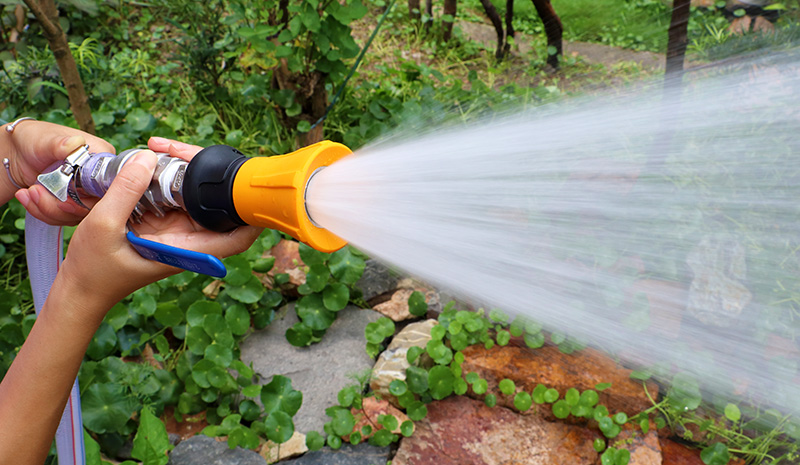消防款大流量农用开花可调花洒直射喷头浇花浇菜浇水洗车水枪 19毫米