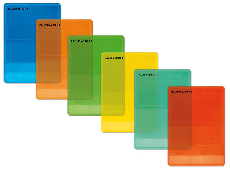 《劳尔色卡 ral p1 p2 单片塑胶 300片可选(下单备注色号)a6规格