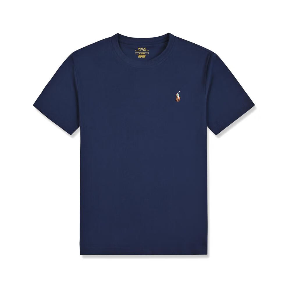 拉夫劳伦小马标polo男装美国彩马圆领男士短袖t恤刺绣马球修身纯棉