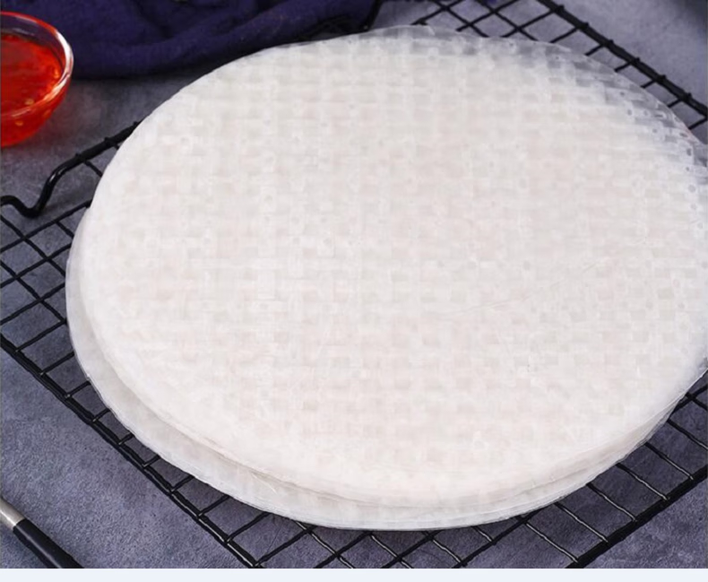 越南进口春卷皮正宗油炸家用米纸卷米皮透明水晶春饼卷饼皮薄饼皮