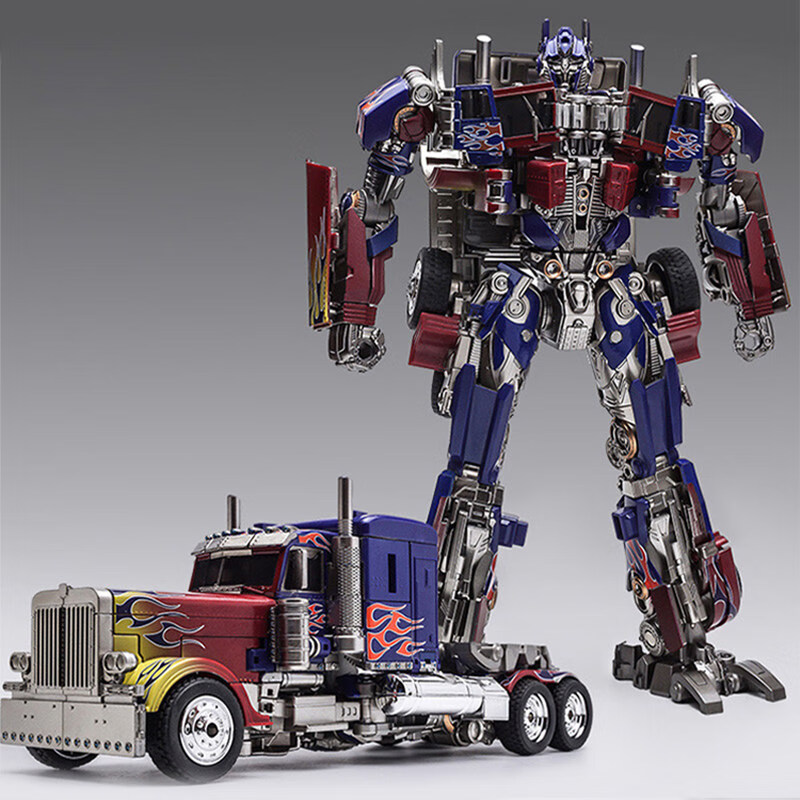 大型擎天柱金刚汽车人拼装遥控车合金版机器人男女孩男孩玩具生日礼物