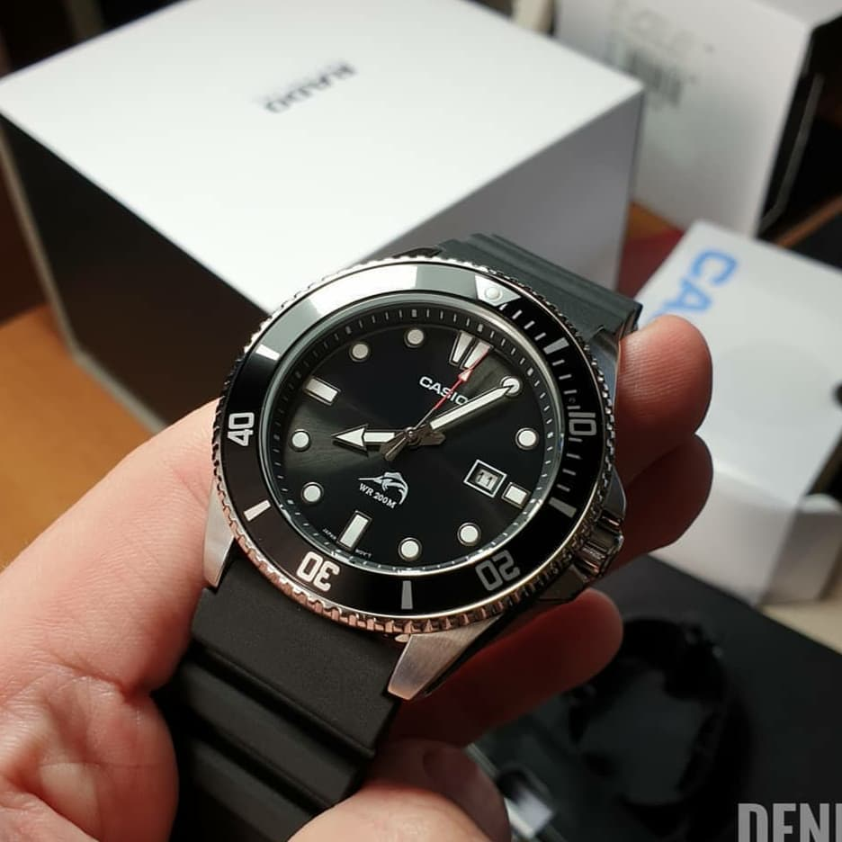 casio卡西欧剑鱼 手表男潜水夜光石英表mdv106-1a mtp-vd02d-1e 新款