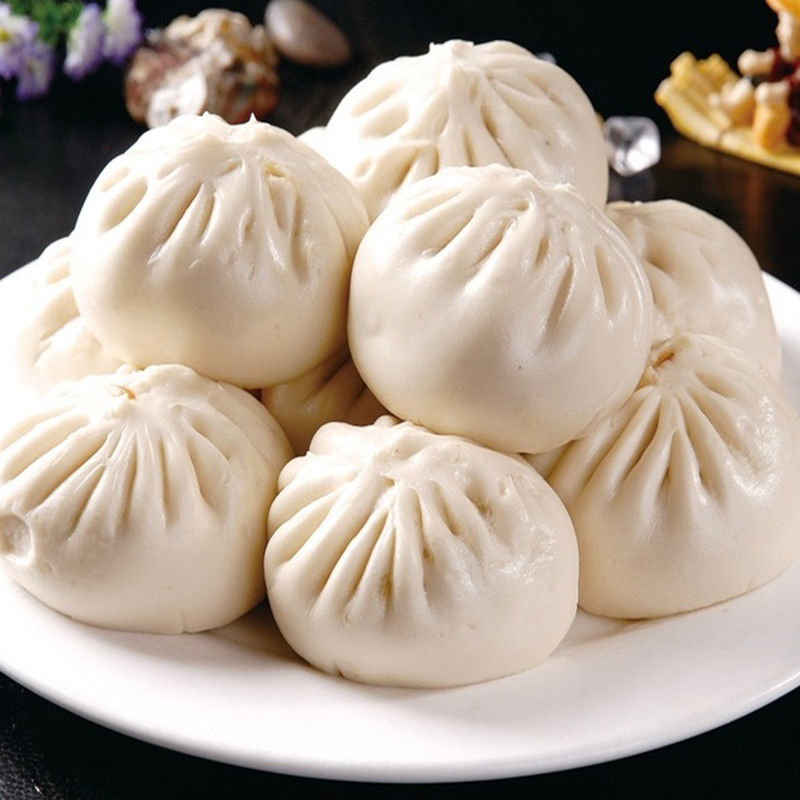 扬州风味大包子鲜肉包家庭装肉馒头速冻早餐点心青菜包半成品孙府鲜肉