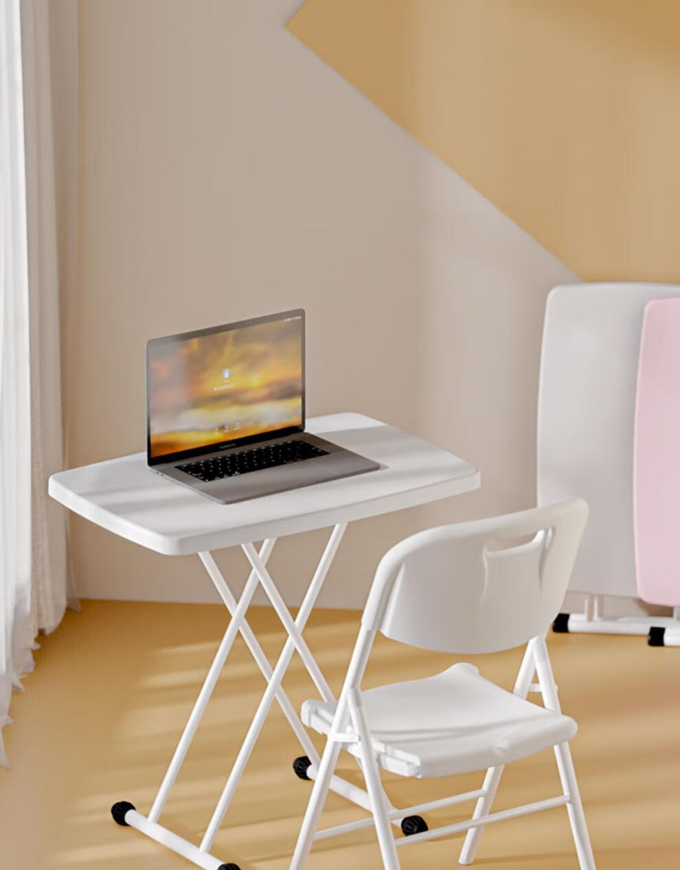 伸降桌床头电脑桌床桌学习桌书桌升降折叠桌小户型学生家用写字桌电脑