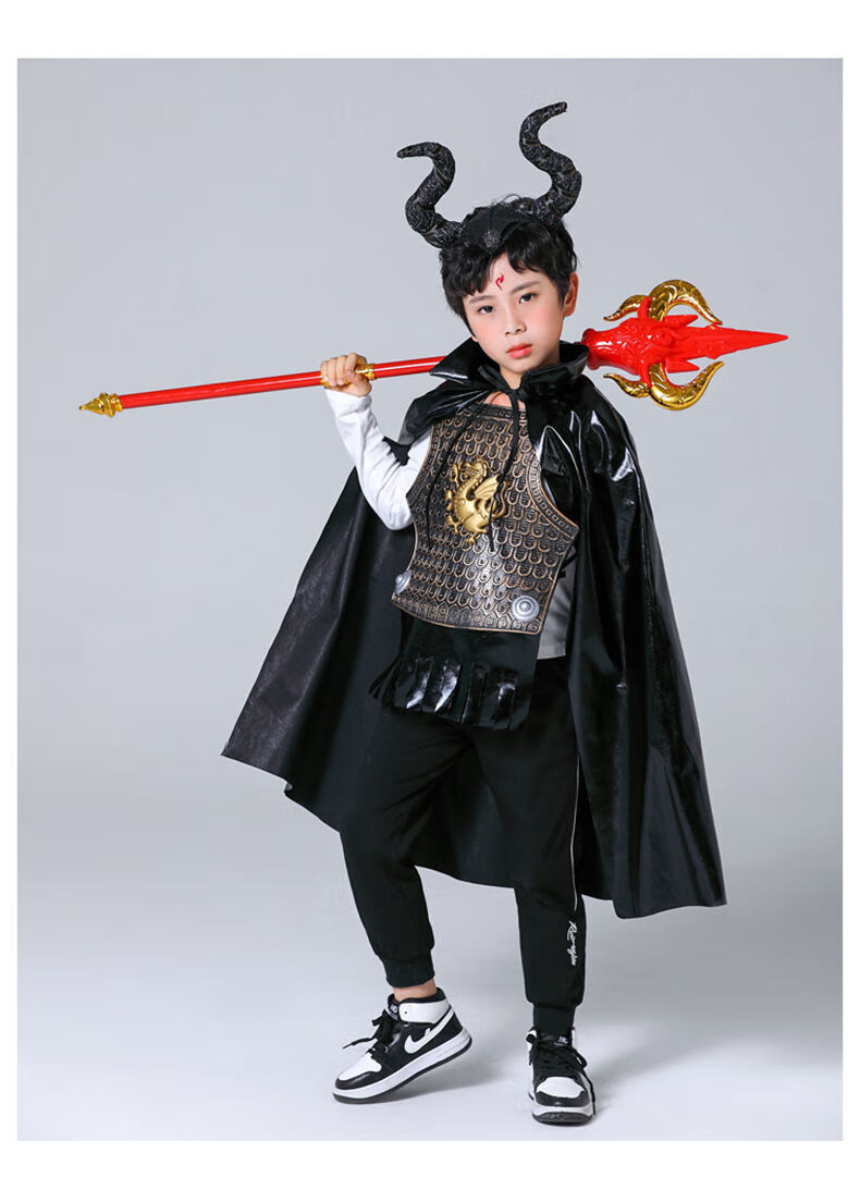 valorman万圣节儿童牛魔王衣服西游记角色扮演表演服化妆舞会cosplay