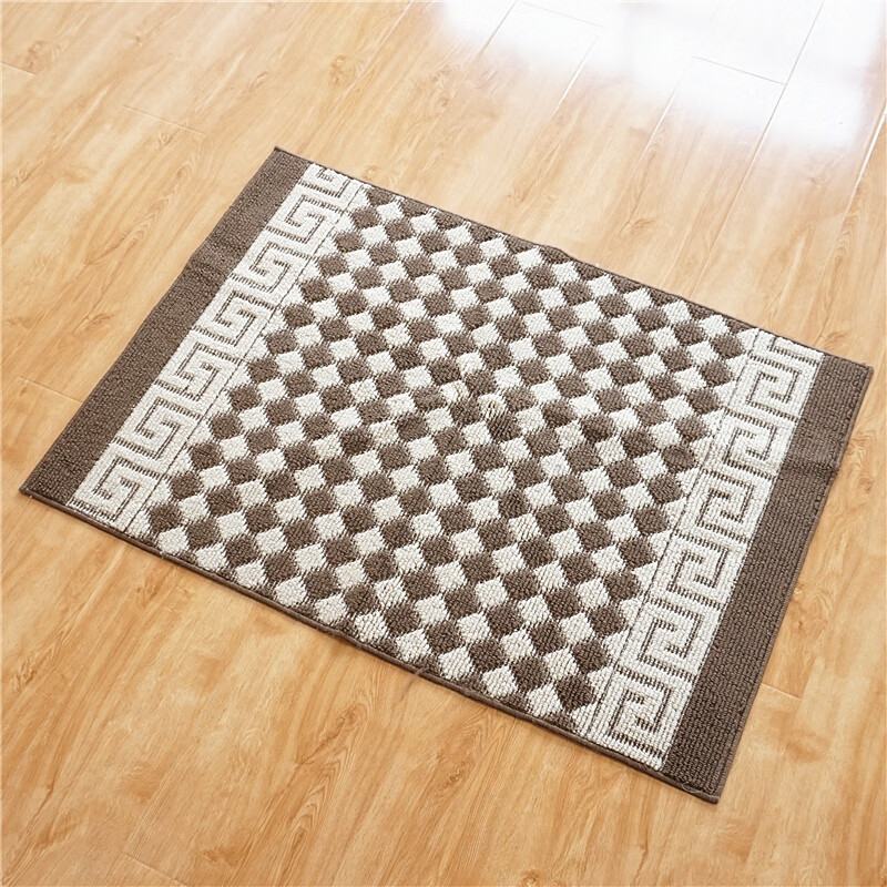 储瑾大尺寸尾货防水防油耐脏瑕疵地毯灰色小格子毛圈孤品