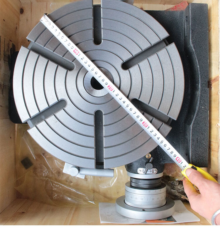 定制hv8铣床卧式分度盘铣床旋转台分割器分度头立式两用手动简易转盘