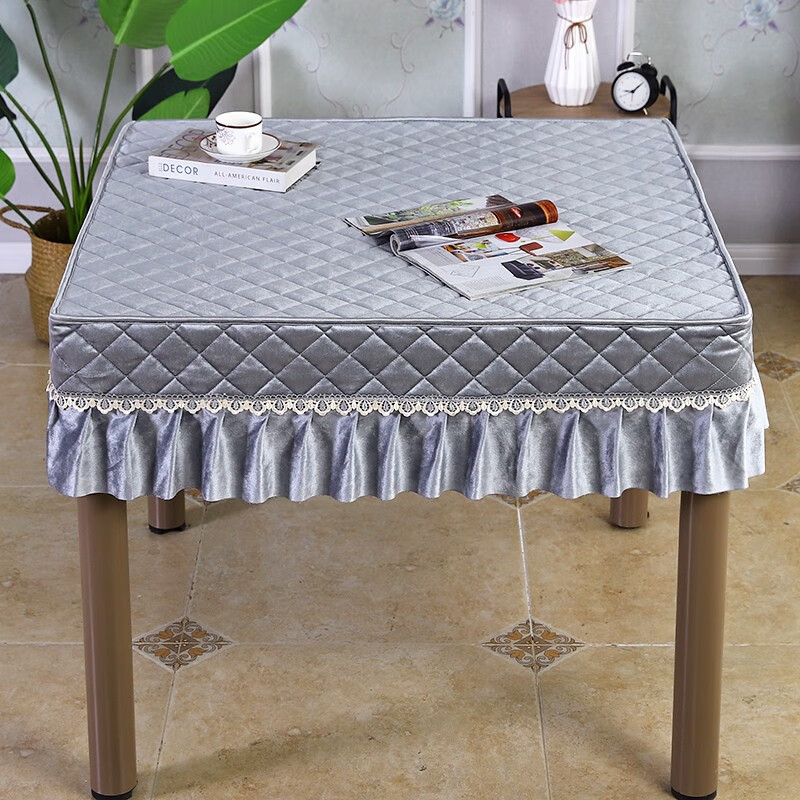 轻奢高端新款全自动麻将机桌布罩盖布加厚防尘罩子北欧式电炉罩套