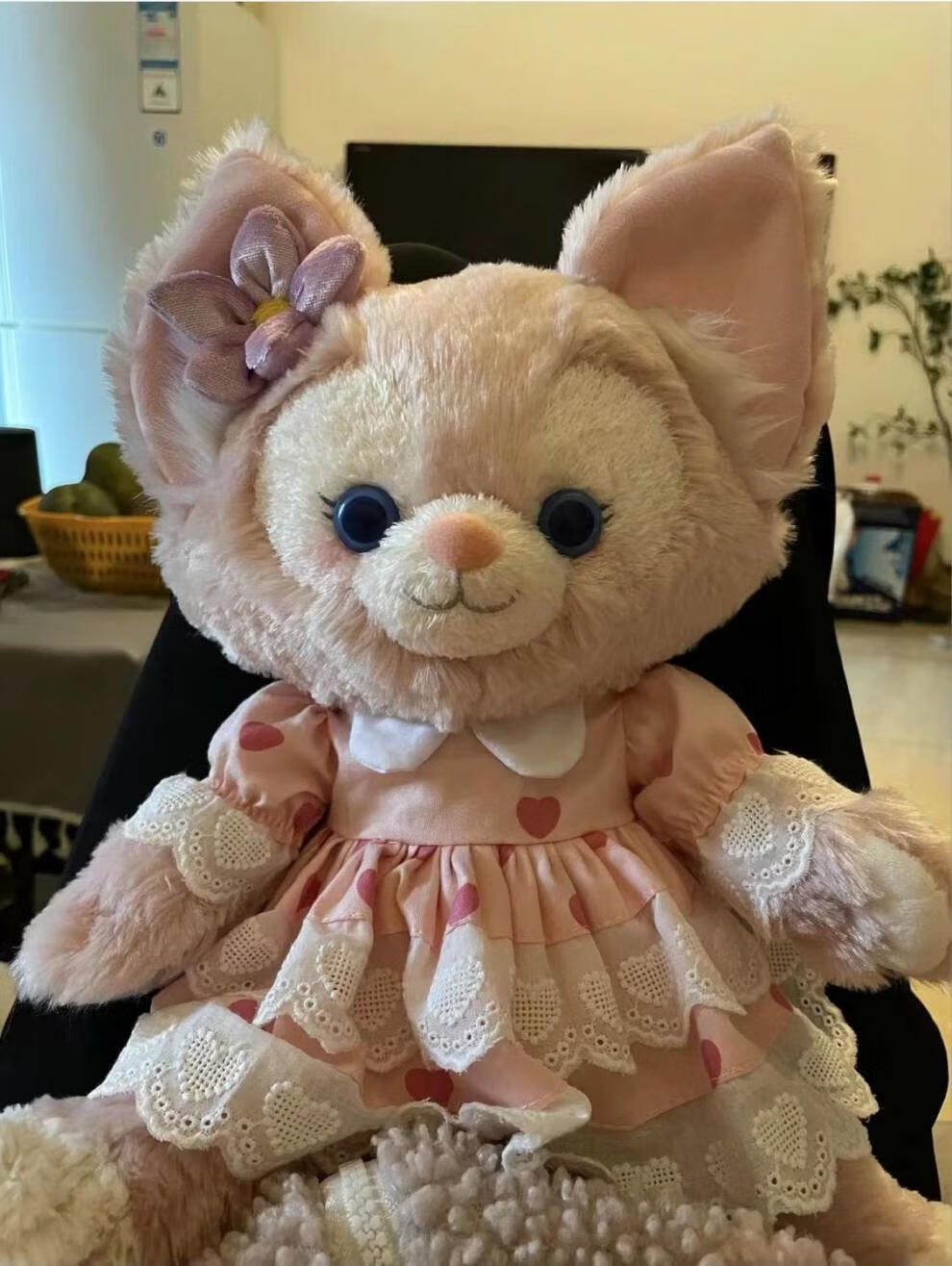 玲娜贝儿d士尼新款抱枕玩偶琳娜贝尔布娃娃可摆造型