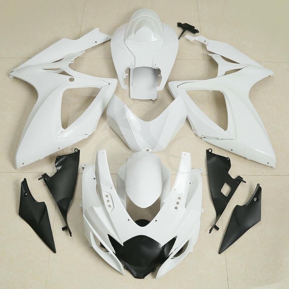 摩托车整流罩适用铃木小r600 中r750 2006-2007外壳护板包围全车 蓝色