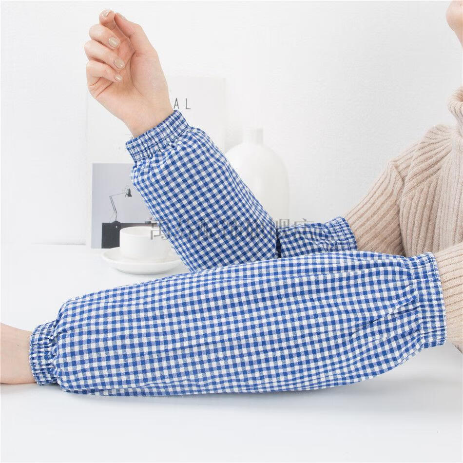 禹芬棉袖套1235双装成人长款加大春夏手臂套男女加厚工作护袖2双装