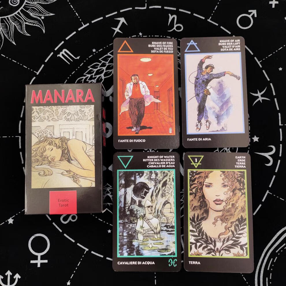 赠中文翻译 玛纳拉塔罗牌 manara tarot 朱莉王同款马那哈塔罗牌 玛纳
