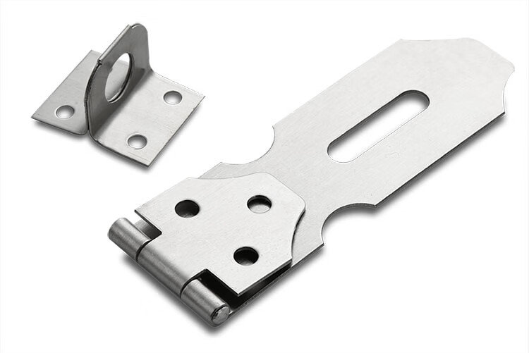 不锈钢锁扣锁鼻子锁卡扣柜门抽屉固定搭扣老式木门锁门栓明装插销特厚