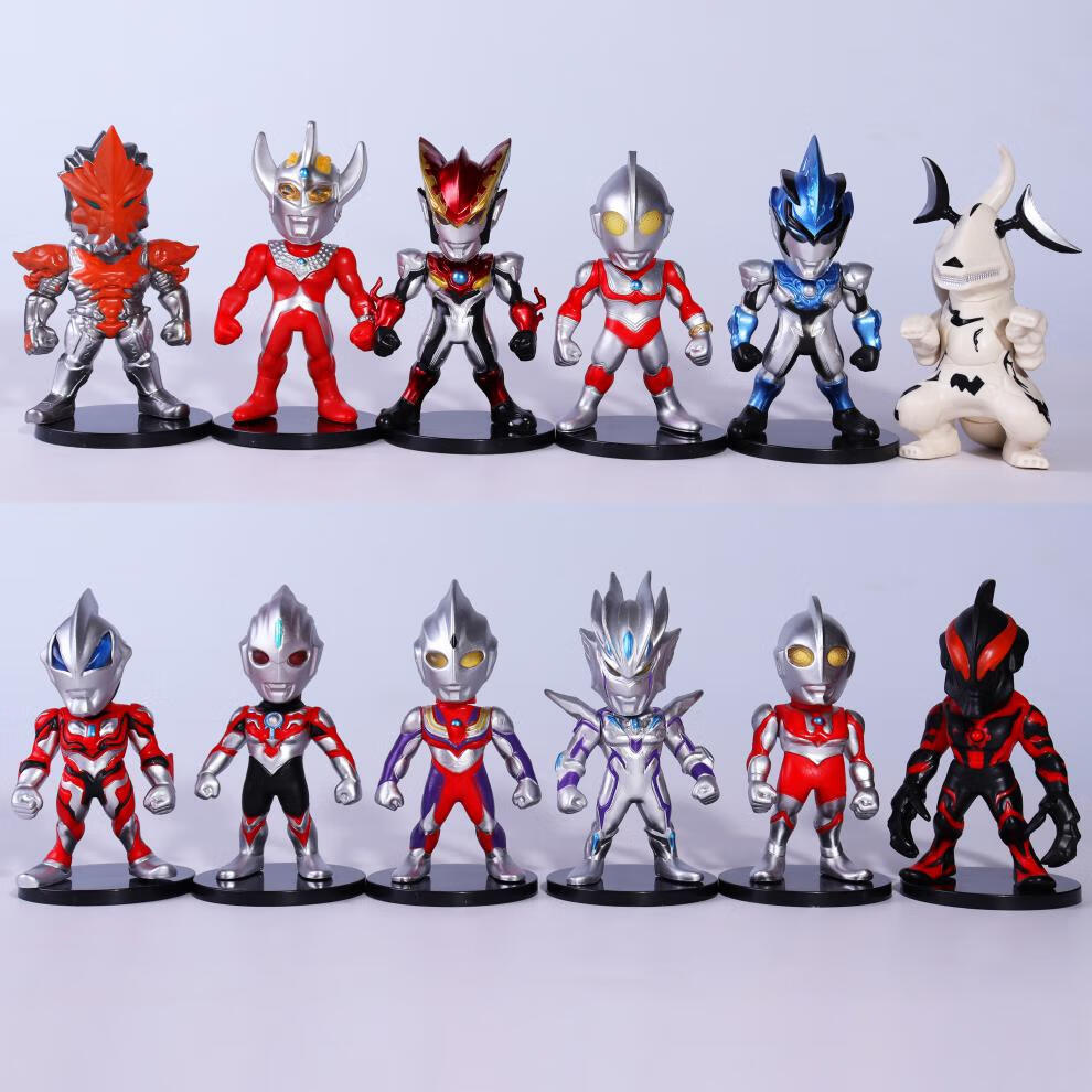 奥特曼手办盲盒奥特曼盲盒q版儿童玩具公仔摆件迪迦模型2021网红新款