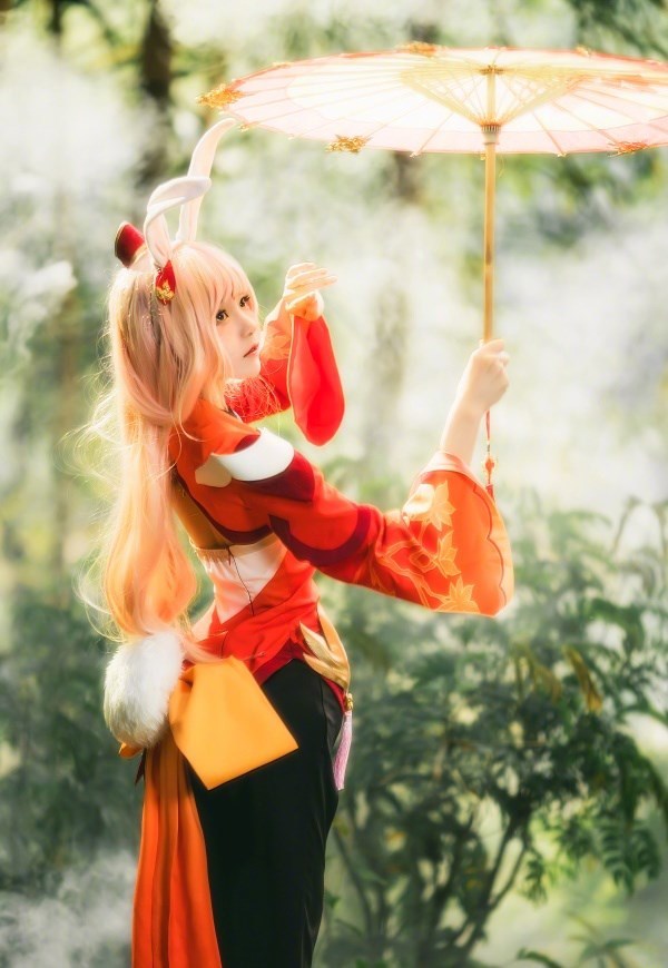 公孙离雨伞公孙离cos伞惊鸿舞祈雪灵祝儿童魔道祖师荣耀阿离古风伞