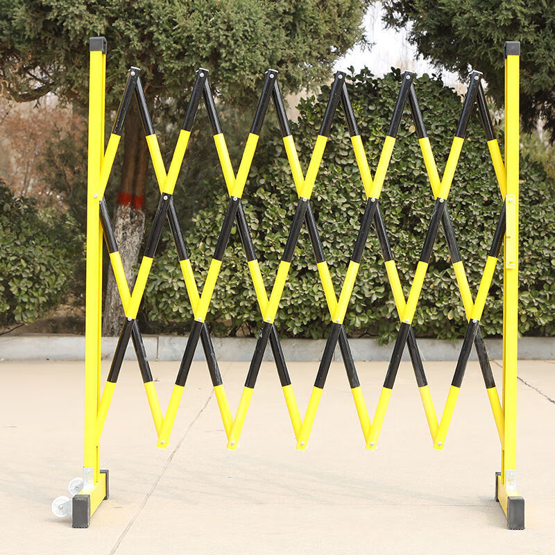 围栏玻璃钢隔离绝缘电力安全栅栏管式伸缩围栏可移动式遮拦施工防护栏