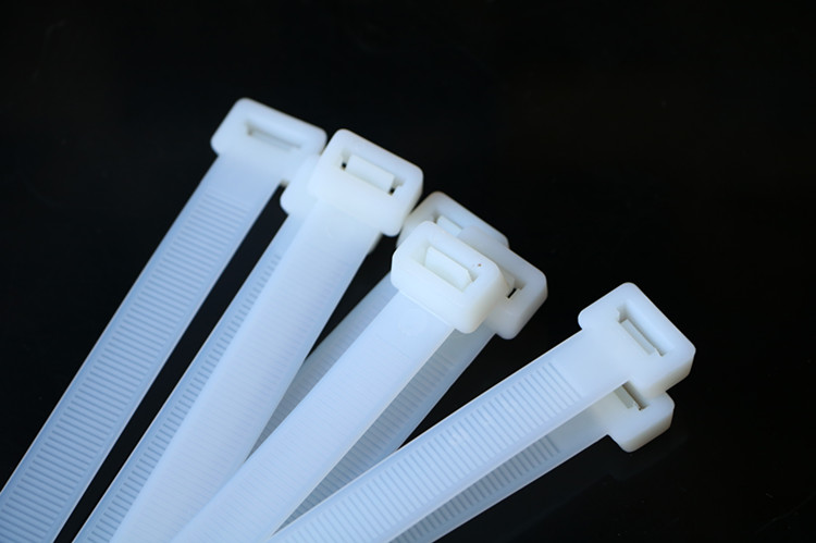 尼龙大号塑料卡扣12300500束线带黑色固线器绑线一拉得强力扎带猛仲