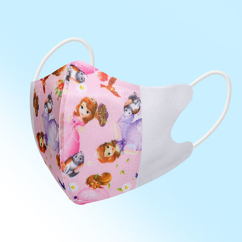 枫康儿童一次性3d立体口罩三层防护宝宝学生专用口罩可爱印花1100312