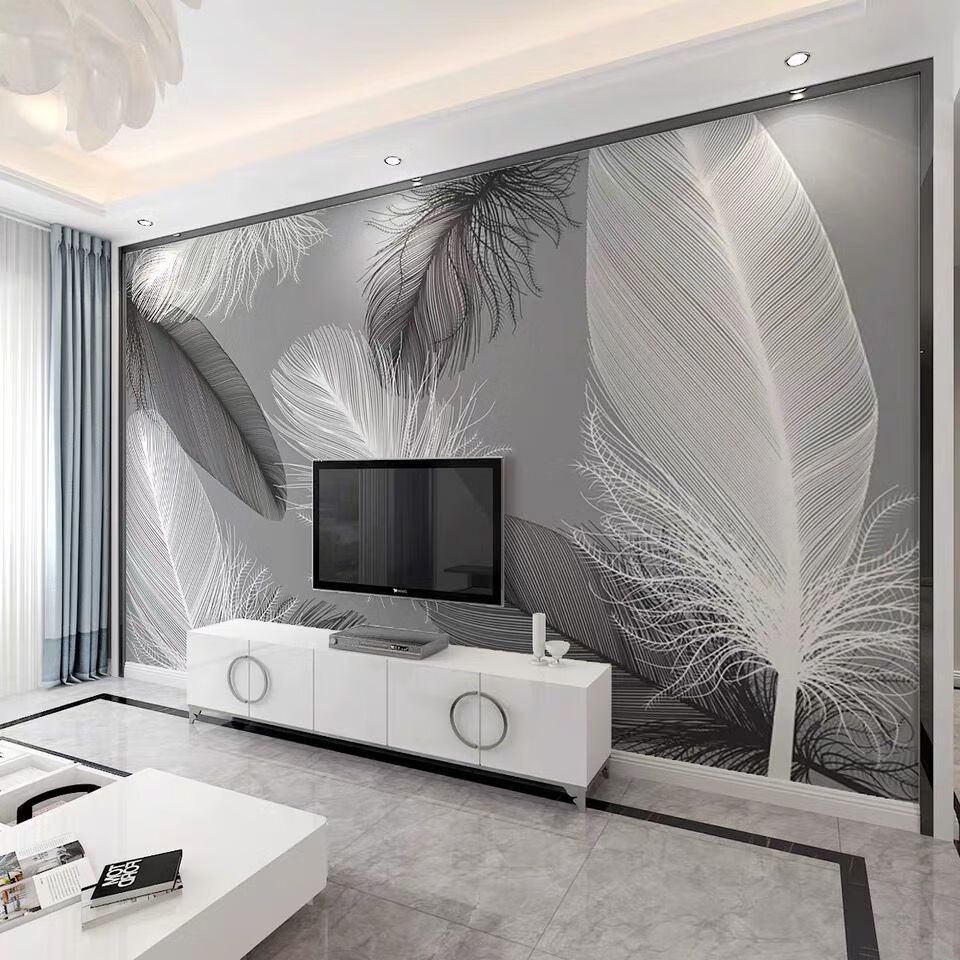电视背景墙3d立体墙纸大气现代简约客厅5d壁画8d影视装饰款式2118d
