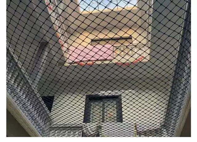 楼梯天井防护网安家用儿童防坠落网加粗尼龙绳网幼儿园防摔网 浩驰