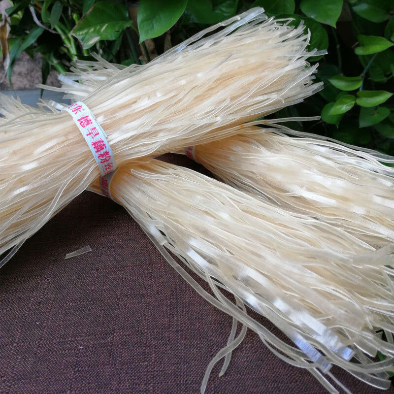 旱藕粉宽粉广西马山上林特产旱藕粉丝洋芋粉美人蕉粉打火锅旱藕粉宽粉