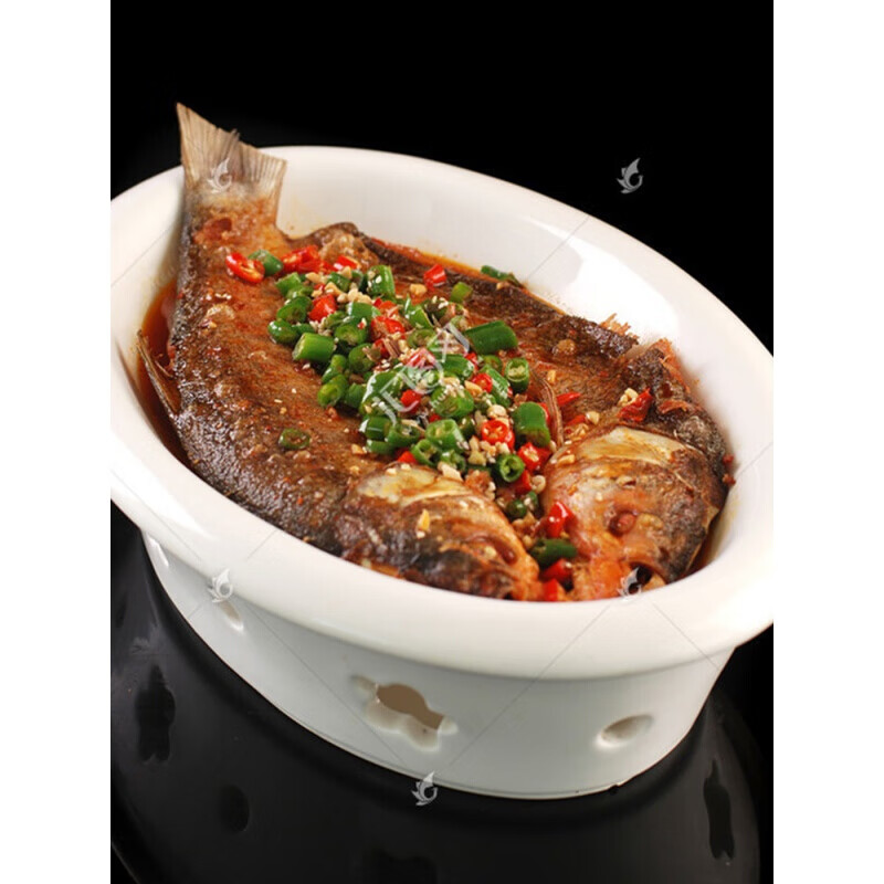 臭鲢鱼鲢鳙500g净膛腌制臭链子鱼白鲢酒店饭店特色半成品冷冻食材