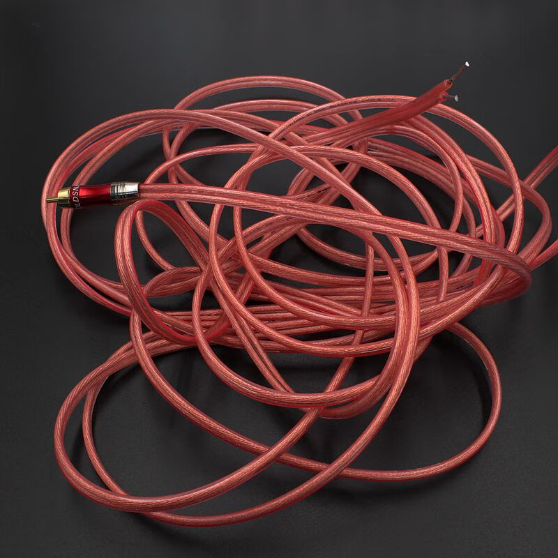 蕴沐磐莲花头有源音箱单rca莲花头音箱喇叭线低音炮连音箱rca惠威音响