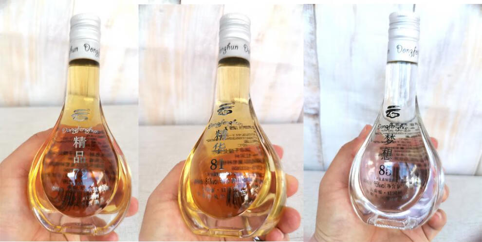 高度葡萄酒蒸馏酒老树葡萄烈酒云南弥勒东风魂小瓶酒85度81度整箱 85