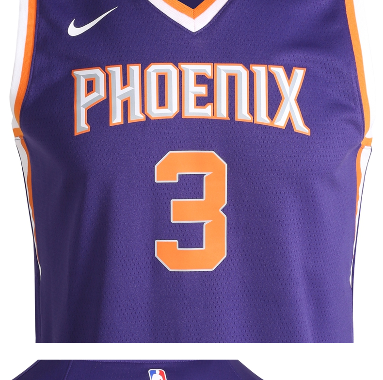 nbanikekids太阳队保罗drifitsw大童球衣透气舒适速干太阳队xl