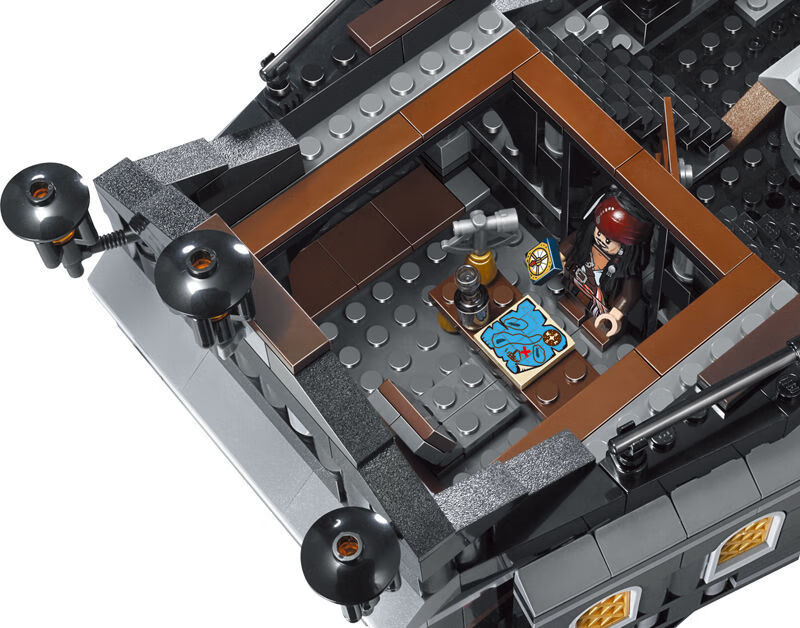 乐高lego旗舰拼装积木黑珍珠号加勒比海盗船大型礼物男孩模型玩具 黑