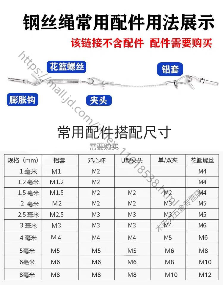 钢丝绳夹使用方法图片