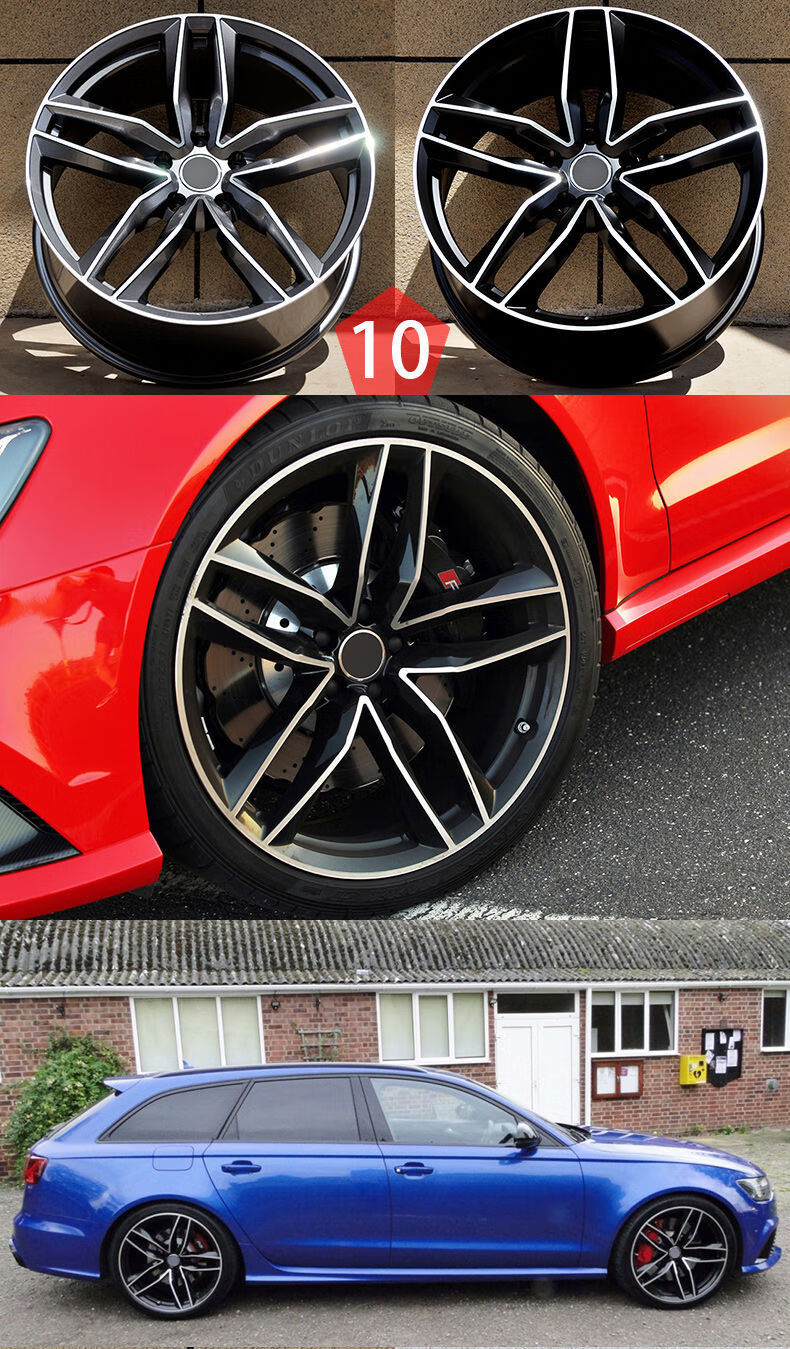 奥迪a4l a6l a3 a5 a7 a8 q5 刀锋汽车轮毂改装17 18 19 20寸 20寸