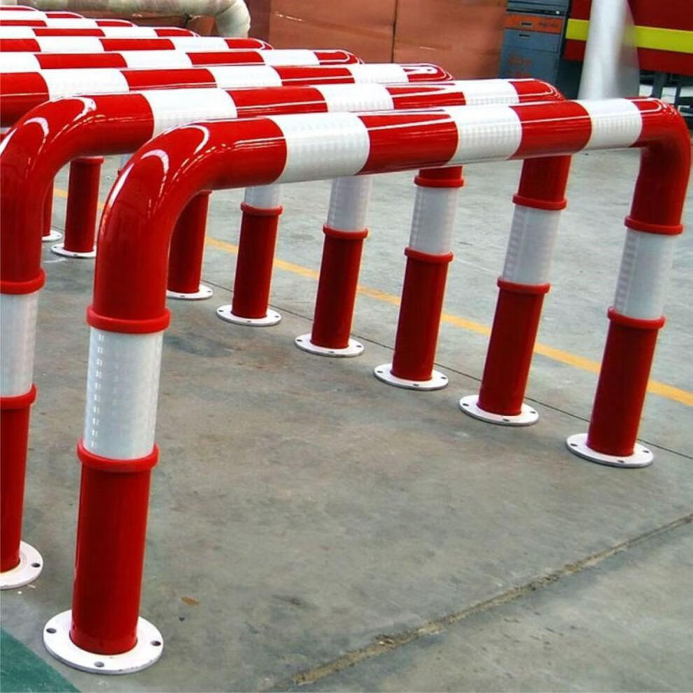 防撞柱加油站防撞柱加油机保护栏加油岛隔离m型防撞柱u型防撞警示护栏