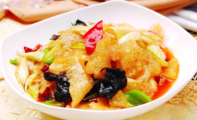 上海特产国明三林塘肉皮500g 三林油炸猪皮干火锅 酒店麻辣烫 其它