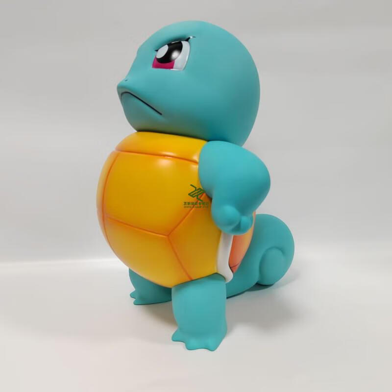 杰尼龟生气 傲慢理直气壮骄傲超大精灵宝可梦42cm傲娇杰尼龟模型摆件