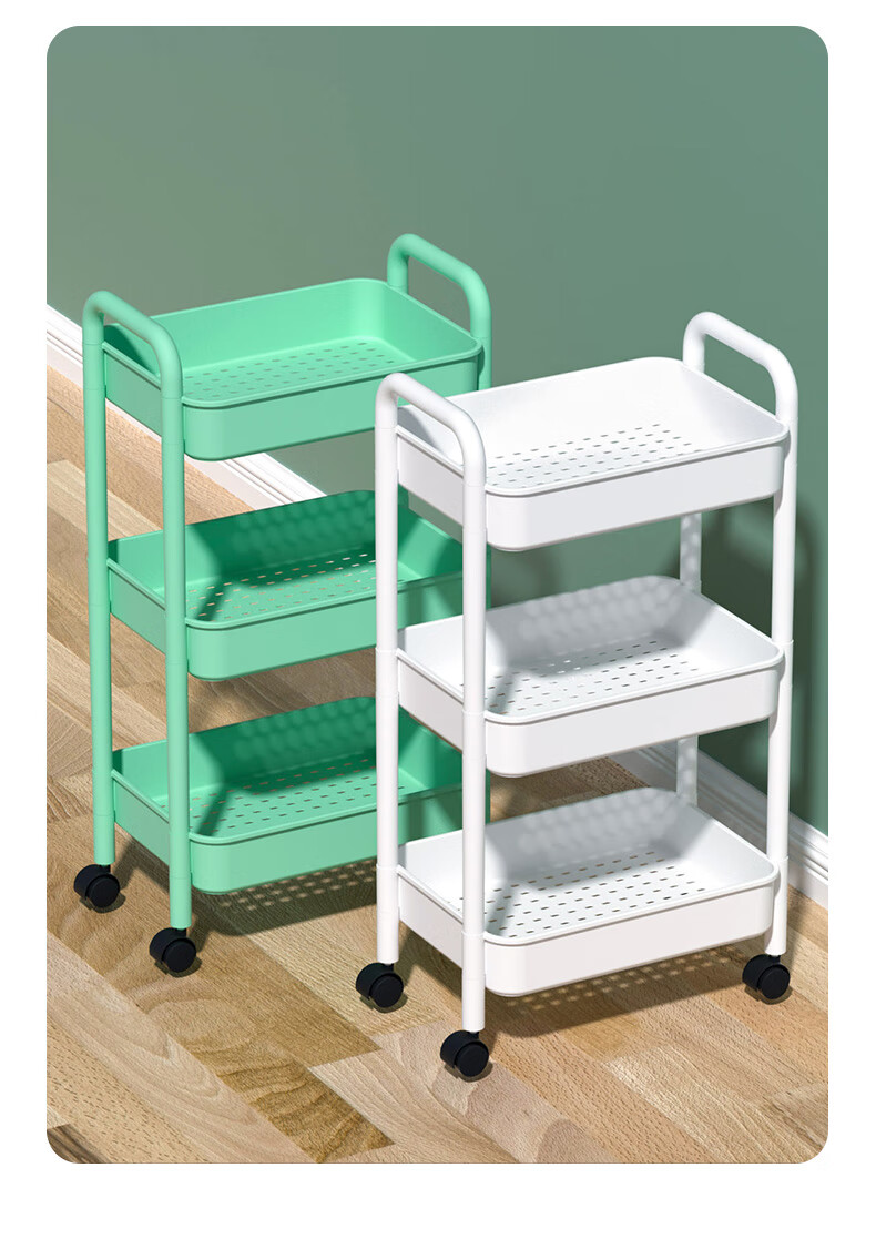 零食小推车零食推车零食架子小推车置物架厨房落地多层零食宿舍床头