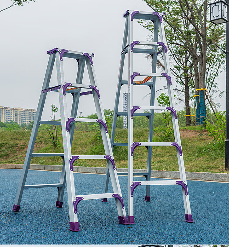 家用小梯子合梯家用梯合梯云梯家用人字梯家用双侧室内多功能铝合金