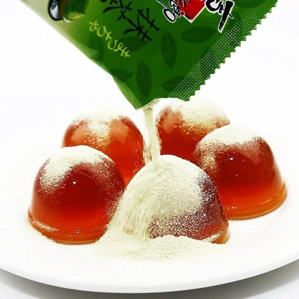 茶冻咖啡冻新货沾粉果冻桶装蘸料摇摇冻草莓抹茶口味零食可指定口味