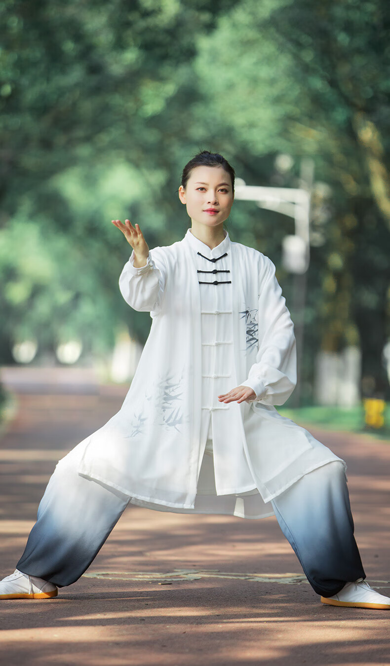 太极服男女夏季透气薄款高端新款飘逸时尚太极拳练功服套装武术比赛